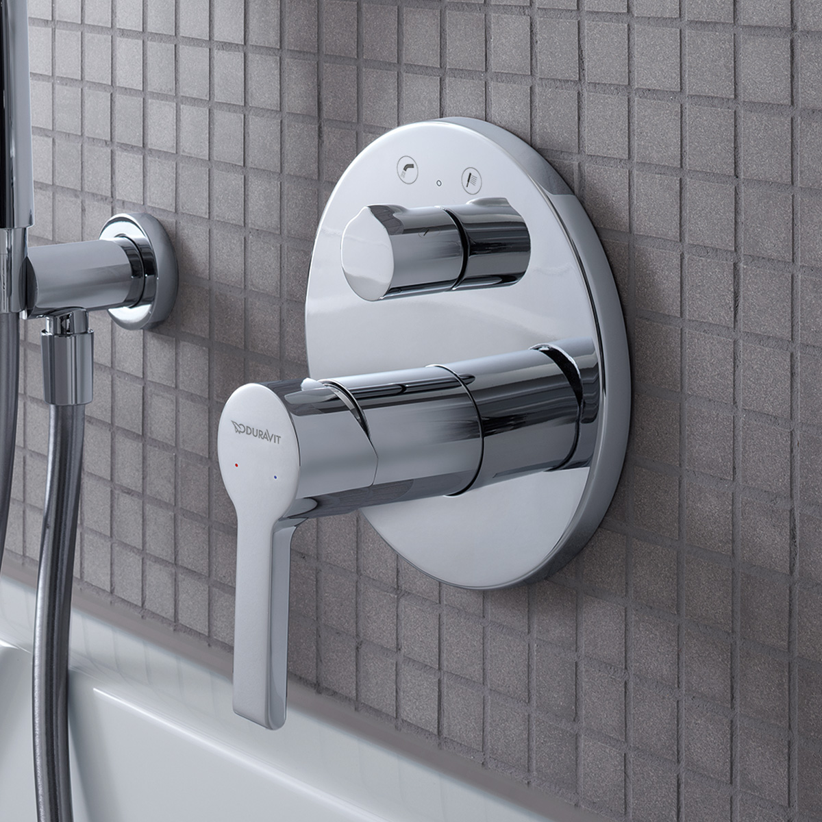 Single lever shower mixer for concealed installation - Image 4