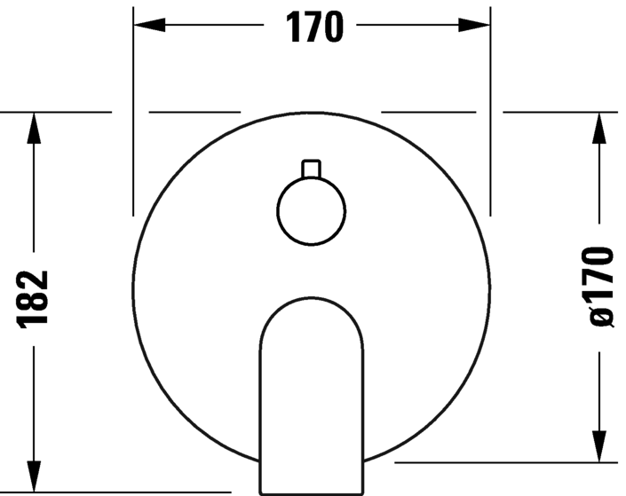 Single lever shower mixer for concealed installation - Image 2